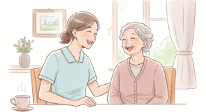 「楽しい」が続ける力を生む（通所）のイメージ